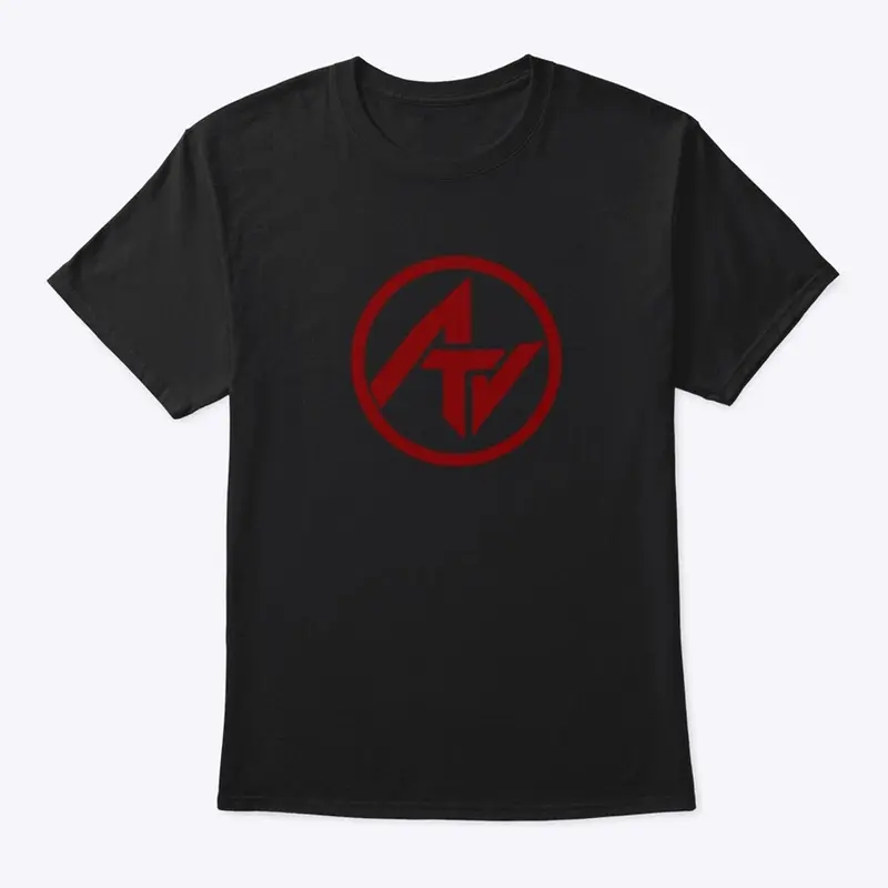 AnthonyTV T-Shirt BLACK/BURGUNDY